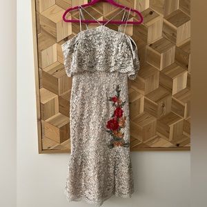 Nicole Miller Lace Dress ‘Mermaid Cut’